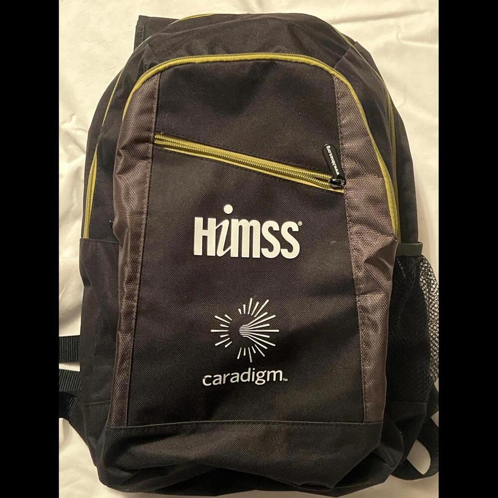 HIMSS Caradigm Backpack with Multiple Compartments
